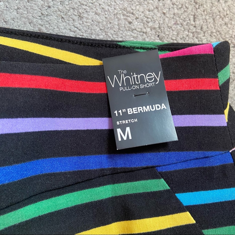 NY & Co. Rainbow Bermuda Shorts - M - Picture 2 of 4